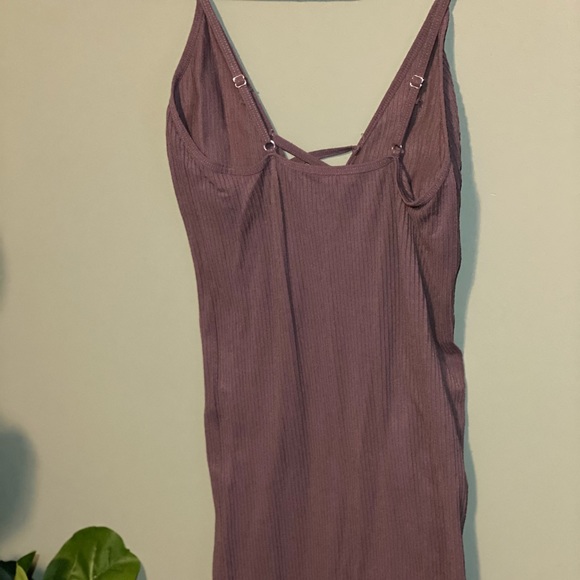 Ribbed midi dress - Picture 6 of 7